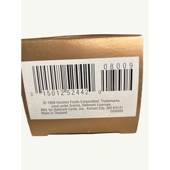 Hallmark Keepsake Ornament 1999 Cocoa Break Hershey's Syrup Mug With Penguin - Picture 10 of 10